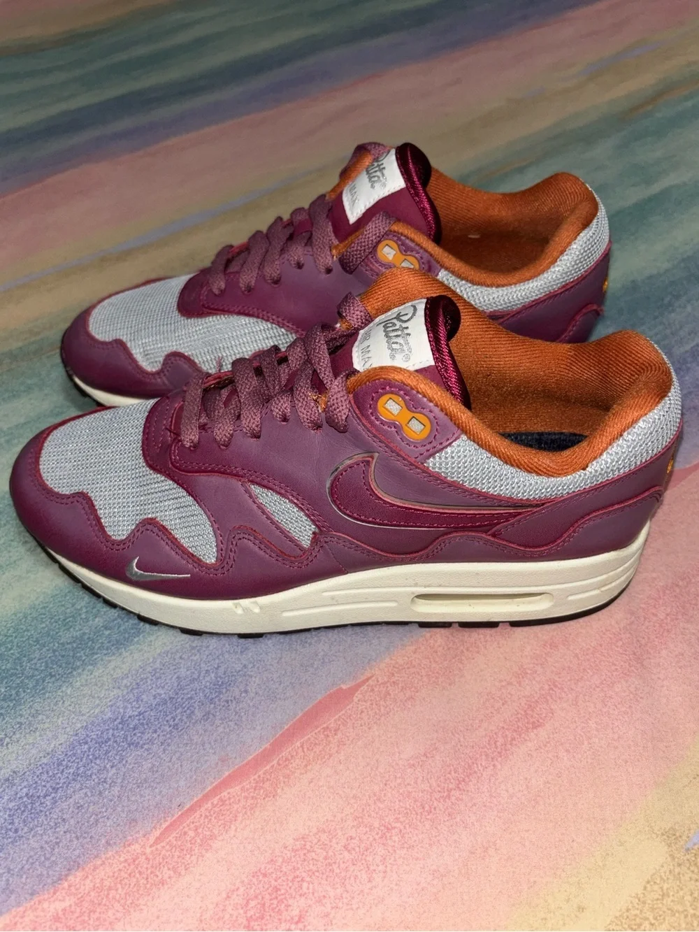 Nike Air Max 1 x Patta Rush Maroon sneakers men’s 7.5 / women’s 9